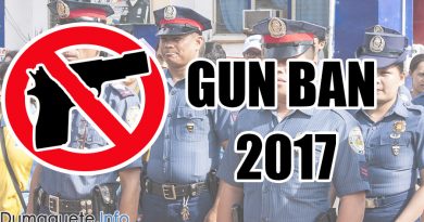 Gun Ban 2017 Starts October 1