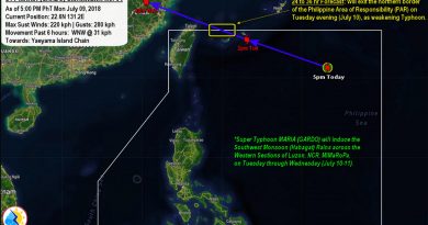Typhoon Gardo - Update - Strikes North of Luzon
