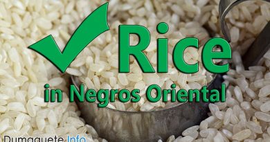 No shortage of rice in Negros Oriental