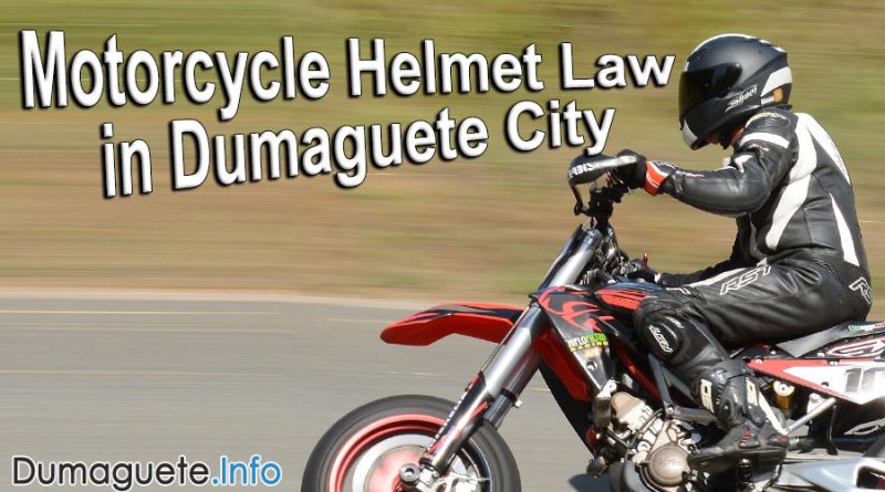 Oplan Clean Riders & Helmet Law in Dumaguete City