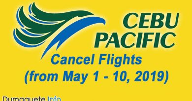 Cebu Pacific Cancel Flights May 1- 10