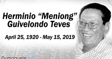 Former Congressman Herminio “Meniong” Guivelondo Teves Died at 99