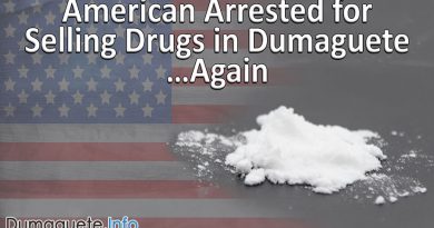 American Arrested for Selling Drugs in Dumaguete…Again