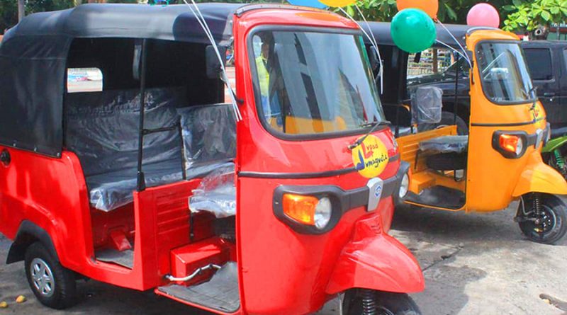 Grab Trikes in Dumaguete City for Testing