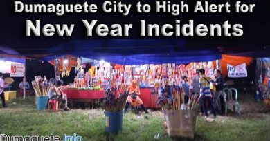 Dumaguete City to High Alert for New Year Incidents