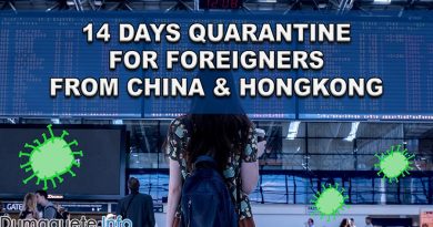 14 Days Quarantine for Foreigners from China & Hongkong