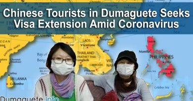 Chinese Tourists in Dumaguete Seeks Visa Extension Amid Coronavirus