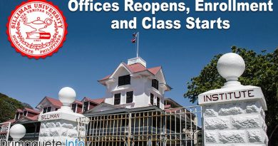 Silliman University Reopens Offices, Enrollment and Classes Starts
