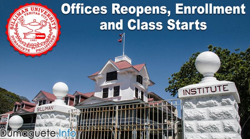 Silliman University Reopens Offices, Enrollment and Classes Starts