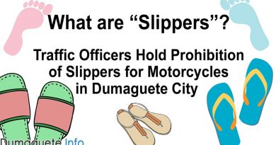 What are “Slippers”? – Traffic Officers Hold Prohibition of Slippers for Motorcycles in Dumaguete City