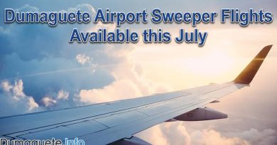 Dumaguete Airport Sweeper Flights Available this July