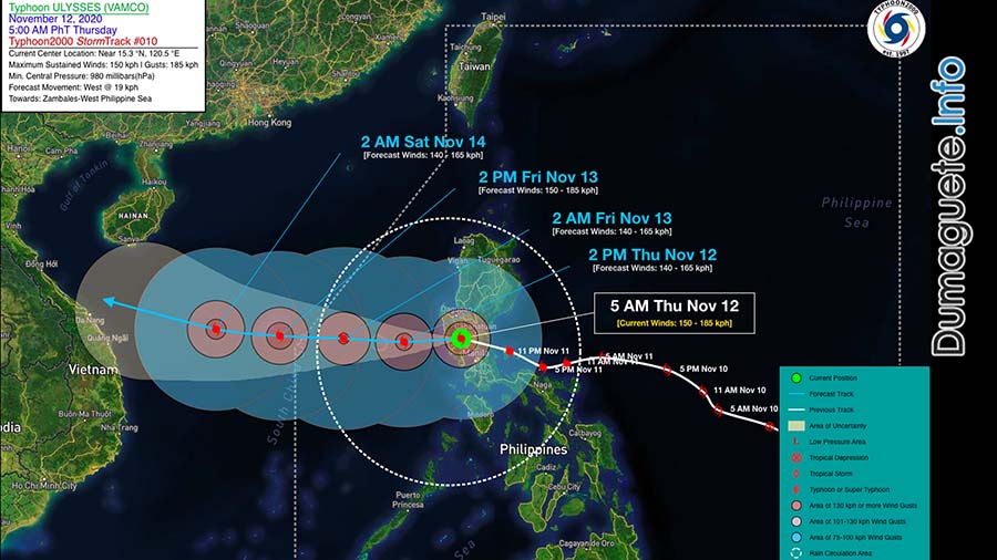 Typhoon Ulysses 5th Typhoon to Hit the Philippines in a Month