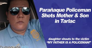 Parañaque Policeman Shots Mother & Son in Tarlac