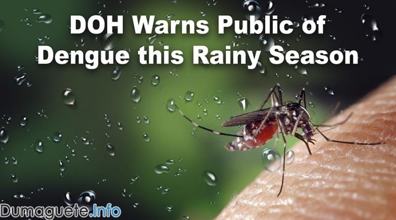 Provincial DOH Warns Public of Dengue this Rainy Season