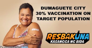 Dumaguete Reaches 30% Vaccination on Target Population