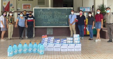 Hygiene Kits Donated to 25 Dumaguete Schools thru Brigada Eskwela 2021