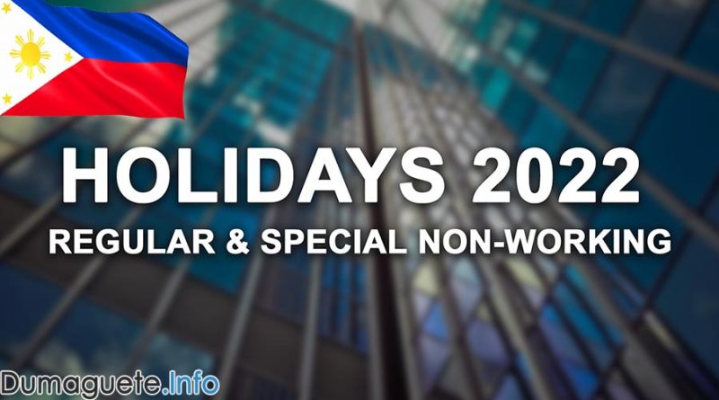 Philippine Holidays 2022