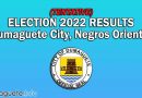 Election 2022 Results – Dumaguete City, Negros Oriental