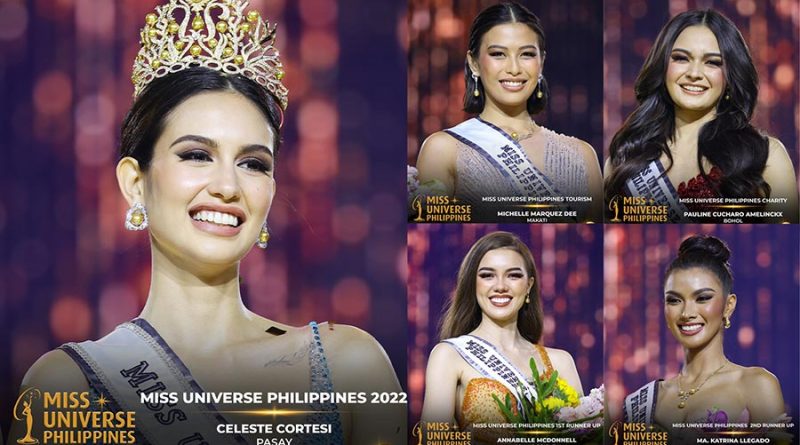 Miss Universe Philippines 2022 is Celeste Cortesi of Pasay City